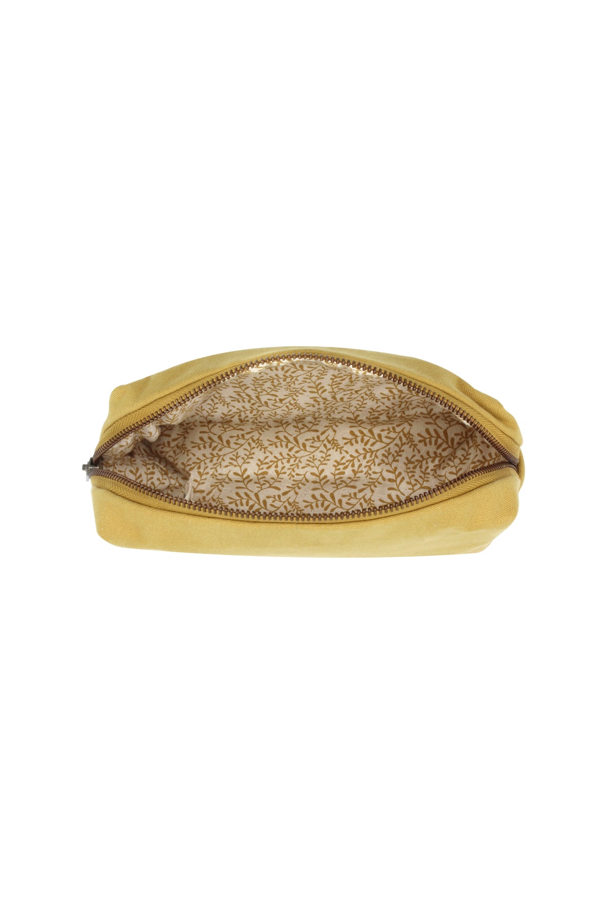 Trousse ronde Chloé - Ocre