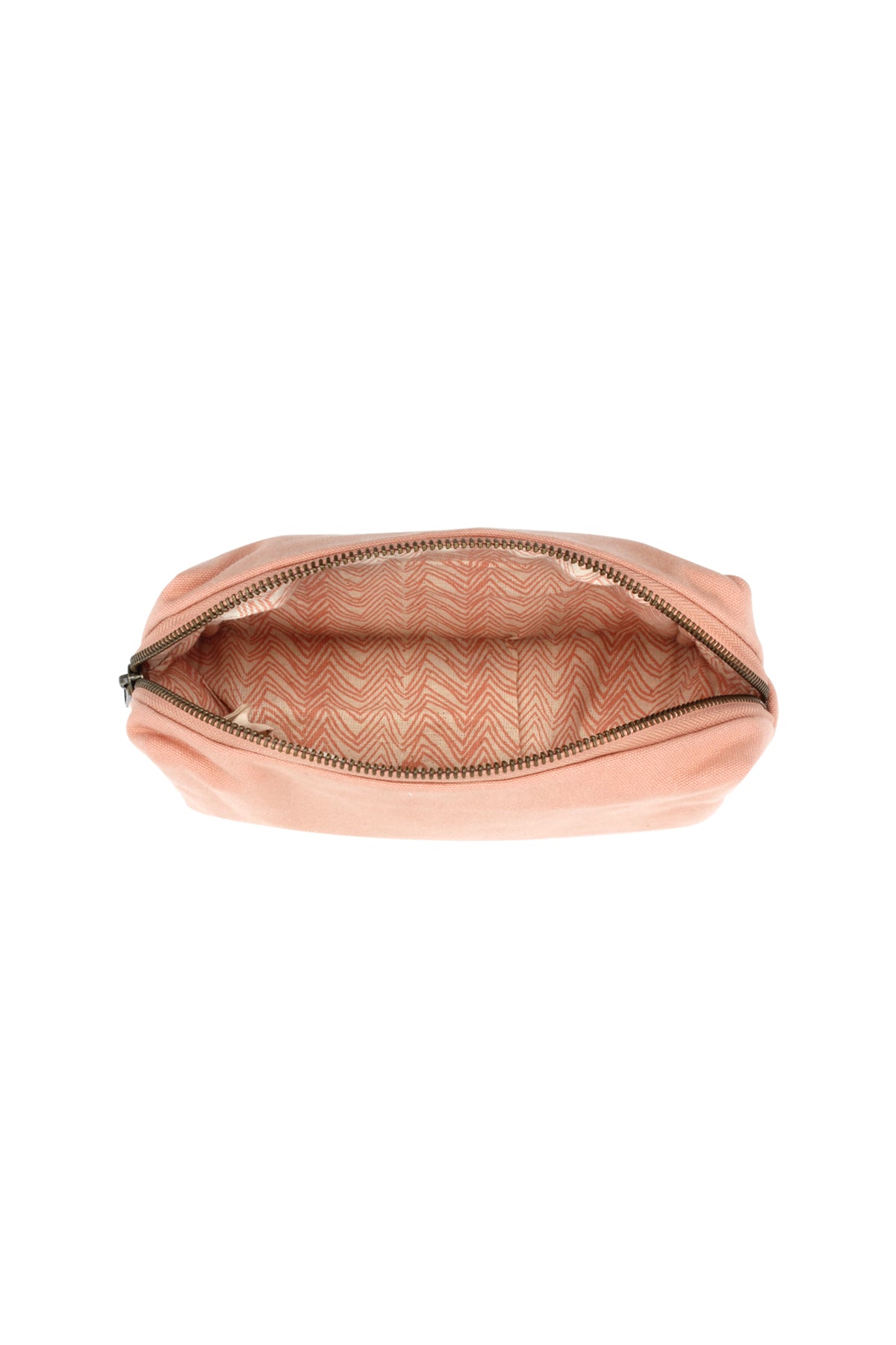 Trousse ronde Chloé - Saumon